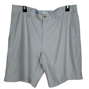 Peter Millar Shorts Men's Size 36 Gray Performance Salem Golf Crown Sport